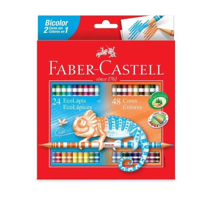 LAPIZ BICOLOR X24 FABER CASTELL 