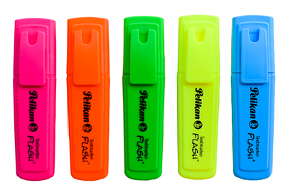 RESALTADOR FLASH  VARIOS COLORES PELIKAN 