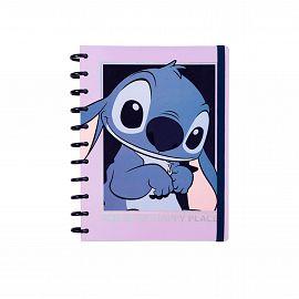CUADERNO MOOVING LOOPS STITCH CARTA X 80 HJS RAYADO (1711244)