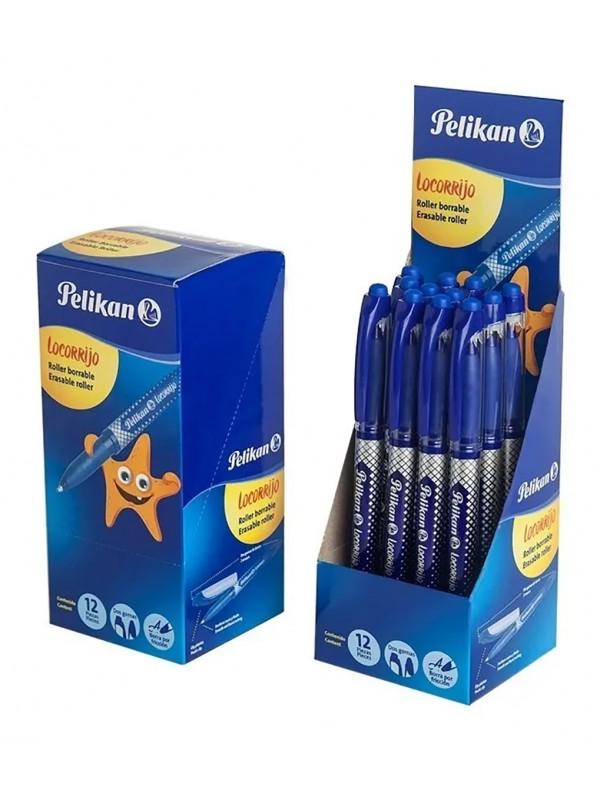 ROLLER BALL PELIKAN LOCORRIJO BORRABLE A FRICCION GEL (AZUL)