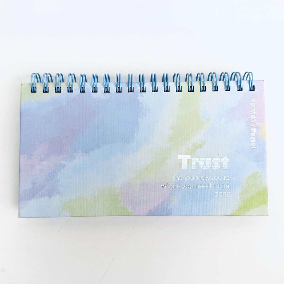 AGENDA POCKET ESPIRALADA PASTEL  TRUST 2026 MOOVING (1409210)