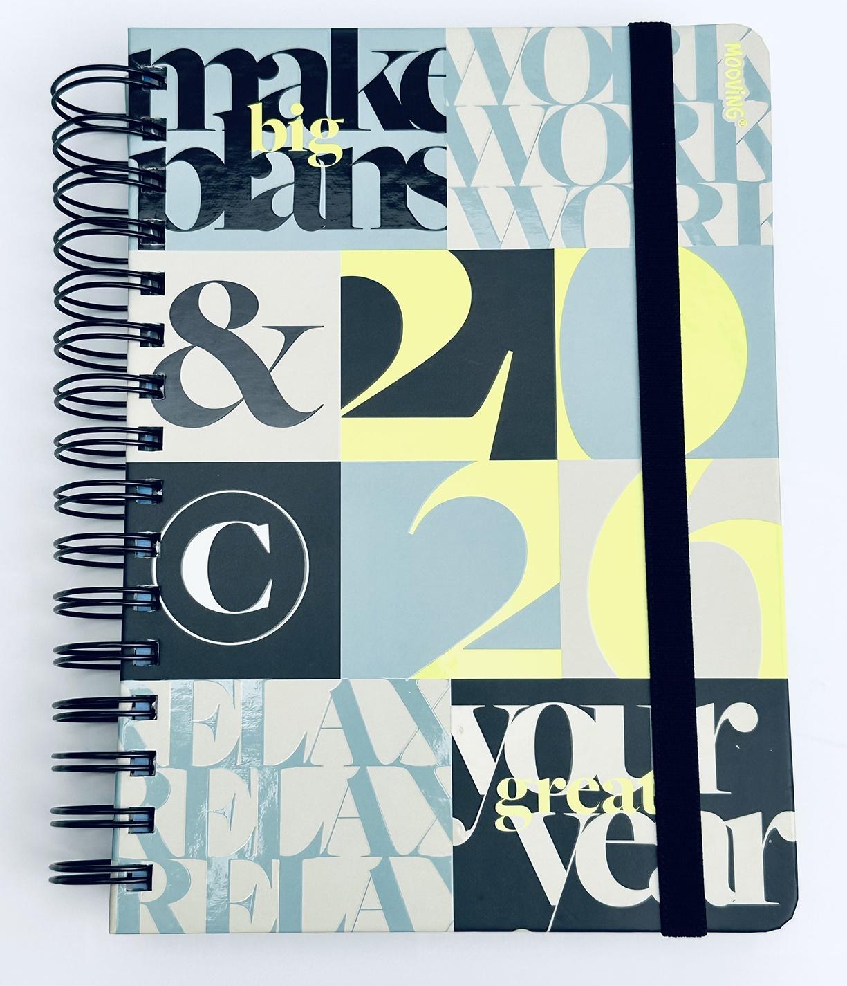AGENDA DIARIA 15X21 URBAN GRIS  MOOVING (1405240)