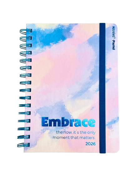 AGENDA SEMANAL 15 X 21 PASTEL EMBRACE   MOOVING (1404210) 2026
