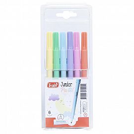 MARCADOR ESCOLAR X6 PASTEL TRABI