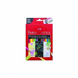 LAPIZ FABER X18 COLORES 