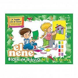 BLOCK DIBUJO Nº5 COLOR EL NENE 