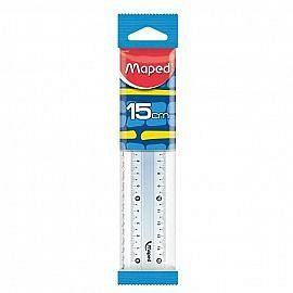 REGLA ESCOLAR ACRILICO  15 CM MAPED 