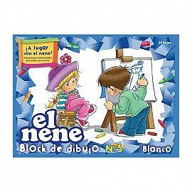 BLOCK  DIBUJO Nº5 BLANCO EL NENE 