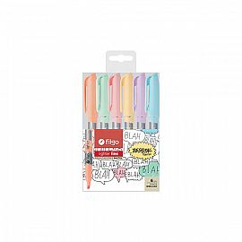 RESALTADOR PASTEL FINO X6 FILGO