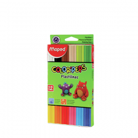 PLASTILINA MAPED COLOR PEPS DE 20 GRS. X 12 U. SURTIDA (827201)