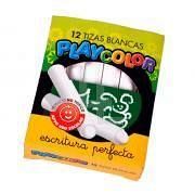 TIZA  BLANCA X12   PLAY COLOR