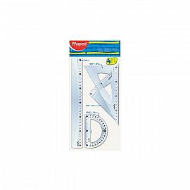  SET GEOMETRIA 30 CM  4 PIEZAS MAPED 