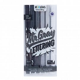 MARCADOR MISTER GRAY LETTERING X6 MOOVING 