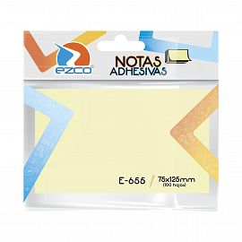 PAPEL ADHESIVO 75X125 EZCO 