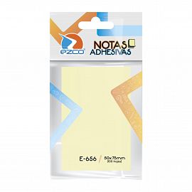 NOTAS ADHESIVA 50X76 X100 COD.656 EZCO 
