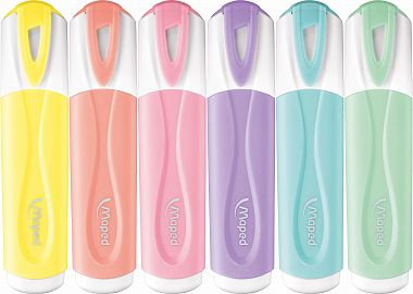 RESALTADOR MAPED PEPS PASTEL V/COLORES