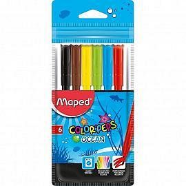 MARCADOR ESCOLAR MAPED OCEAN X6U. (845723)