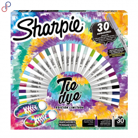 MARCADOR  SHARPIE TIE DYA  RULETA X30 UNIDADES 