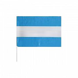 BANDERA ARGENTINA Nº3 PLASTICA PAQ X12