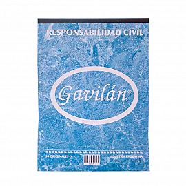 TALONARIO RESPONSABILIDAD  CIVIL GAVILAN 