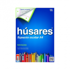 REPUESTO A4 X80 HOJAS HUSARES 