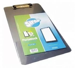PORTA BLOCK OFICIO  PLASTICO SIFAP 