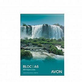 BLOCK AVON ENBLOCADO 80 HOJAS A6 