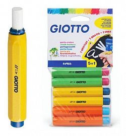 PORTA TIZA PLASTICO  X5 GIOTTO  