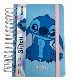 AGENDA DIARIA  14X20  STITCH   MOOVING  2026  (1418246)