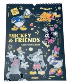CALENDARIO MOOVING 30X40  MICKEY FRIENDS   2026 (1419253)