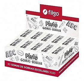 GOMA DE BORRAR PINTO FILGO X40U (LAPIZ) (ER3020-D40).