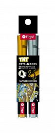MARCADOR PINTURA AL AGUA X2 METAL  MULTIPLES SUPERFICIES FILGO