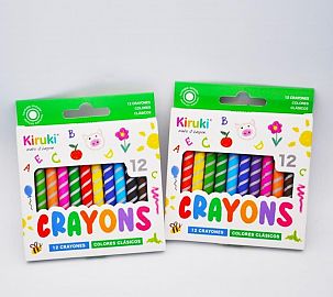 CRAYON X12 COLORES KIRUKI 