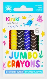 CRAYON X6 COLORES JUMBO KIRUKI