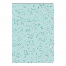 CARPETA 3 SOLAPA OFICIO  PETS  CON ELASTICO KIRUKI (35009)