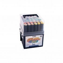 MARCADOR MOOVING SKETCH PERM. DOBLE PTA. BISELADA/PINCEL X 60 U.