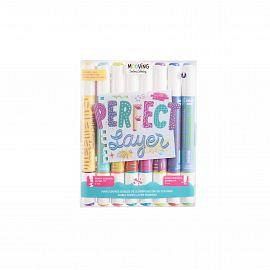 MARCADOR MOOVING DOBLE PUNTA DE SUPERPOSICION BLISTER X 8 COLORES