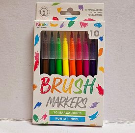 MARCADOR BRUSH X10 KIRUKI