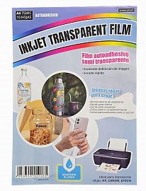 PAPEL VINILO AUTOADHESIVO INK JET A4 X10 REXON 